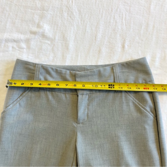 Women's Daisy Fuentes Grey Dress Pants Size 6 Inseam= 33” wide straight cut - Picture 10 of 14
